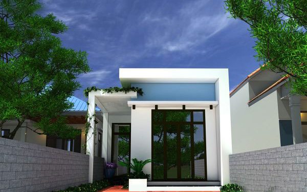 Xin Bản Vẽ Mẫu Nhà Cấp 4 Mái Tôn Đơn Giản (kèm chi phí)