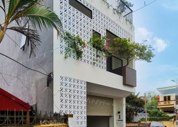 thiết kế nhà 2 tầng 4 phòng ngủ