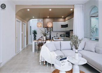 nhà cấp 4 200m2 đẹp