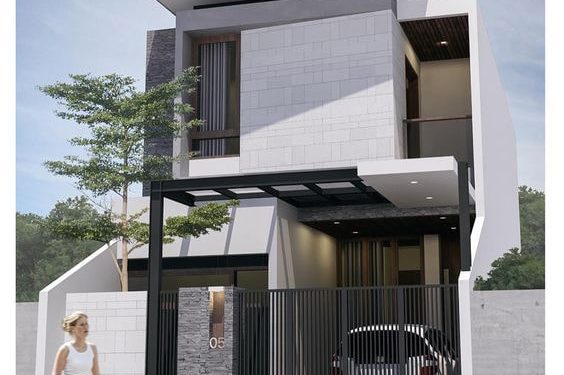 10 Mẫu Nhà 2 Tầng Mái Bằng SIÊU ĐẸP (Có Bản Vẽ)