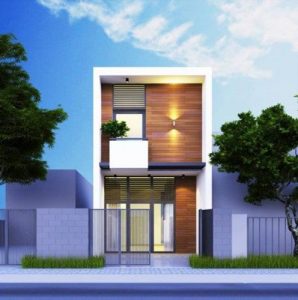 Mẫu nhà 2 tầng mái bằng đơn giản chỉ từ 400 triệu