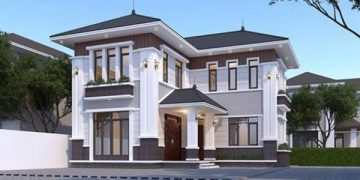 TOP Mẫu Nhà 2 Tầng Chữ L Phong Thủy Cực Tốt