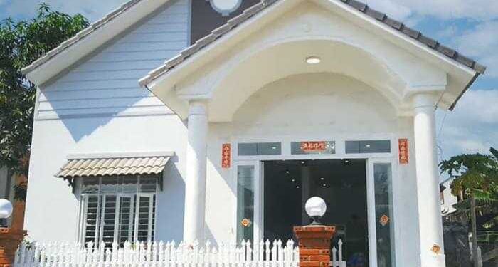 nhà cấp 4 mái thái 3 phòng ngủ xinh xắn