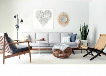 trang trí nhà với sofa