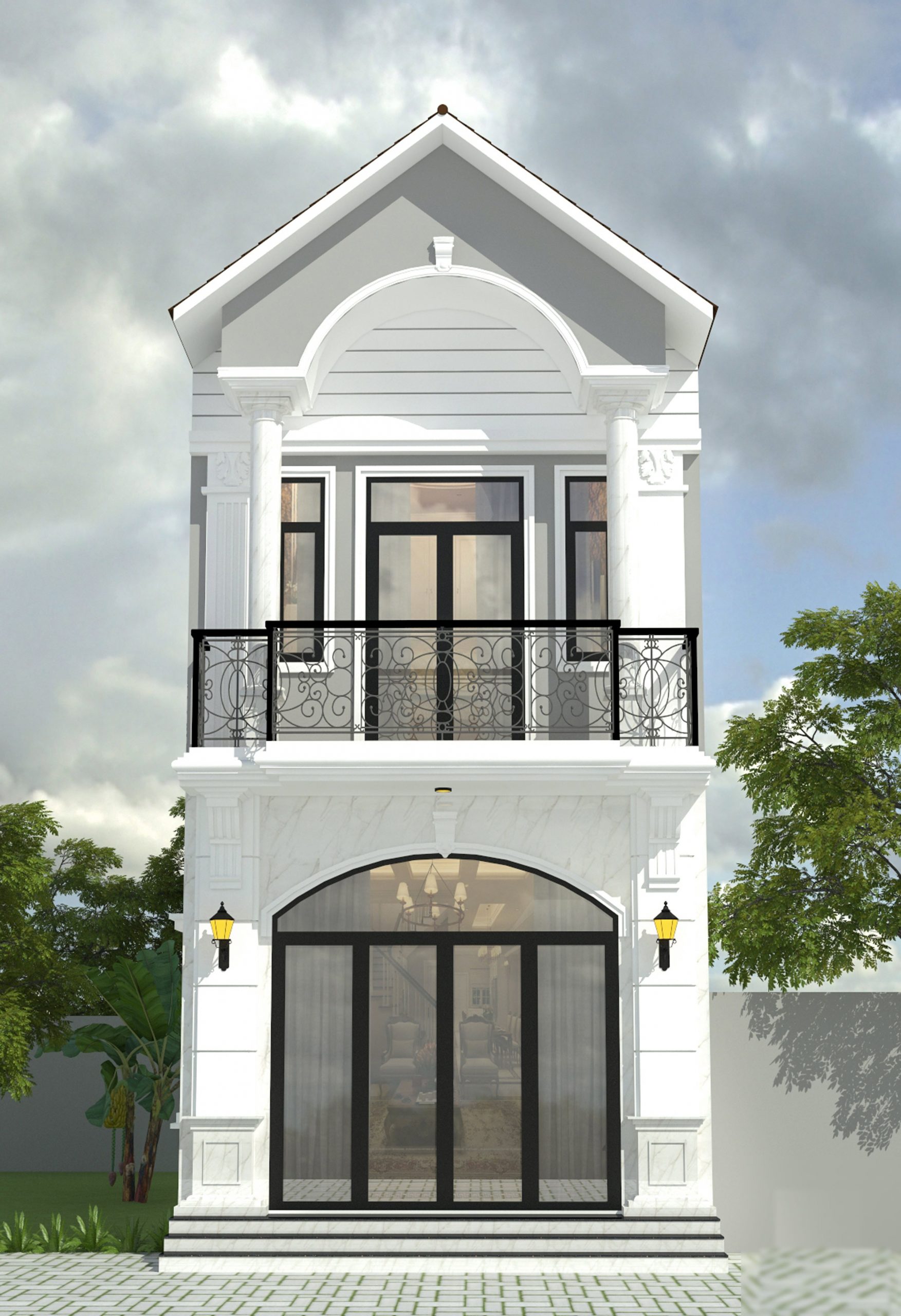 mẫu nhà phố đẹp